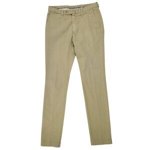 Hackett London Kensington Slim Pants Men's 32x34 Chino Trousers Sand Beige